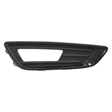 Bumper Insert Front Right w/Midnight Black Pkg Outer Grille Black Trim for Ford Focus SE 2015-2016