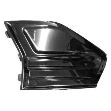 Bumper Insert Front Right Fog Lamp Opening Cover w/o Fog Lamps Gloss Black for Ford Fusion SEL Hybrid SEL 2019-2020
