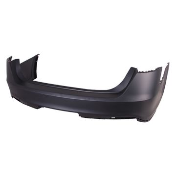 Bumper Cover Rear w/o Rear Object Sensors Primed for Ford Police Interceptor Sedan Taurus