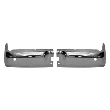 Bumper Face Bar Rear w/Rear Object Sensors Chrome for Ford F-150 2009-2014