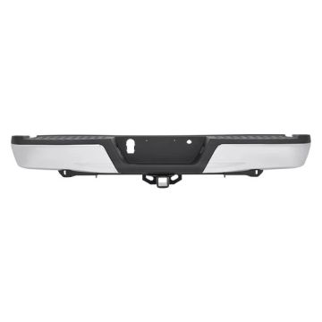 Bumper Assembly Rear w/o Rear Parking Aid w/Towing Pkg w/o Max Towing Chrome for Ford F-150 2015-2020