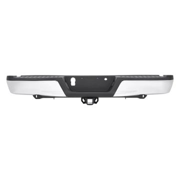 Bumper Assembly Rear w/o Rear Parking Aid w/Towing Pkg w/Max Towing Chrome for Ford F-150 2015-2020