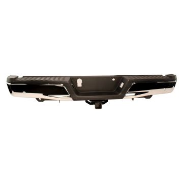 Bumper Assembly Rear w/Rear Parking Aid w/Towing Pkg w/o Max Towing Chrome for Ford F-150 2015-2020