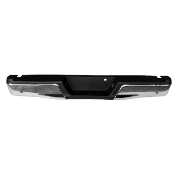 Bumper Assembly Rear w/Rear Parking Aid w/o Towing Pkg Chrome for Ford F-150 2015-2020