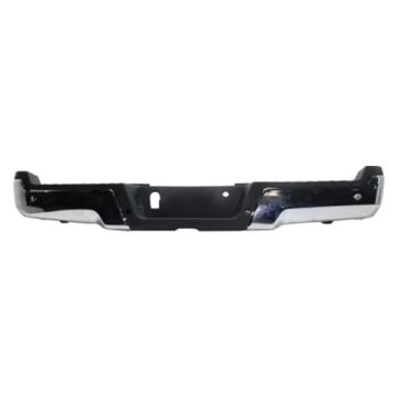 Bumper Assembly Rear w/Parking Aid Sensors Chrome for Ford F-250 Super Duty F-350 Super Duty