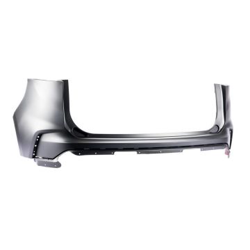 Bumper Cover Rear Upper w/o Active Park Assist Primed for Ford Edge Titanium SE SEL ST ST-Line 2019-2024