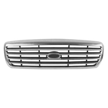 Grille Assembly Black & Chrome for Ford Crown Victoria LX Base Police Interceptor LX Sport 1998-2011