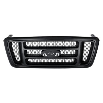 Grille Assembly Bar Design Black for Ford F-150 FX4 STX 2004-2008