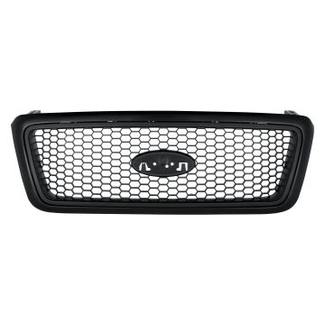 Grille Assembly Honeycomb Design Black for Ford F-150 XLT 2004-2008
