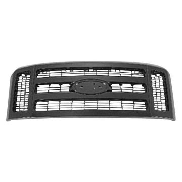 Grille Assembly w/o Chrome Pkg Black (Code UA) for Ford F-250 Super Duty F-350 Super Duty