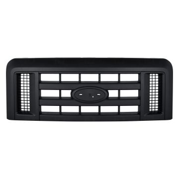 Grille Assembly Black for Ford E-150 E-250 E-350 Super Duty E-450 Super Duty