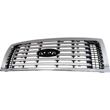 Grille Assembly w/Chrome Pkg for Ford F-150 XLT 2010-2012