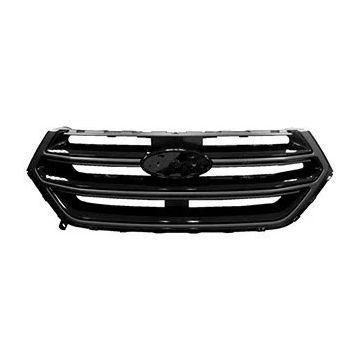 Grille Assembly w/o Front View Camera for Ford Edge Sport 2015-2018