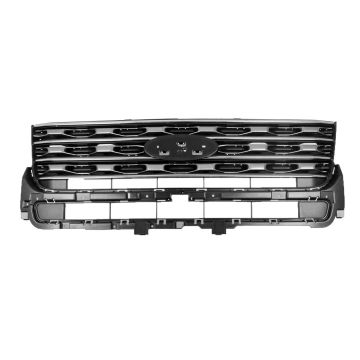 Grille Assembly Chrome/Silver Lining for Ford Explorer Limited 2016-2017