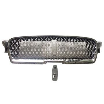 Grille Assembly Satin Aluminum for Lincoln MKZ 2017-2020