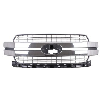 Grille Assembly w/o Chrome Pkg for Ford F-150 Lariat 2018-2020