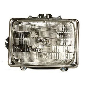 Headlight Assembly Left To 3-85 Halogen Headlamp/Adjusting Ring/Retaining Ring Sealed Beam for Ford E-150 E-250 E-350 E-450 E-550 Escort Tempo Mercury Lynx Topaz