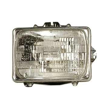 Headlight Assembly Right Non-Halogen Headlamp/Adjusting Ring/Retaining Ring Sealed Beam for Ford E-150 E-250 E-350 E-450 E-550 F-250 F-350