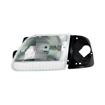 Headlight Assembly Composite Left To 7-96 Includes Bracket for Ford F-150 1997
