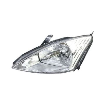 Headlight Assembly Composite Left Halogen for Ford Focus LX SE Sony Limited Edition ZTS ZX3 Base Manual ZTW ZX5 2000-2002