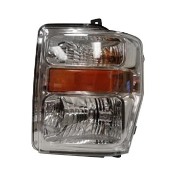 Headlight Assembly Composite Left Aero Style for Ford F-250 Super Duty F-350 Super Duty