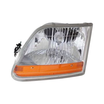 Headlight Assembly Composite Left for Ford F-150 Harley-Davidson Edition 2001-2003