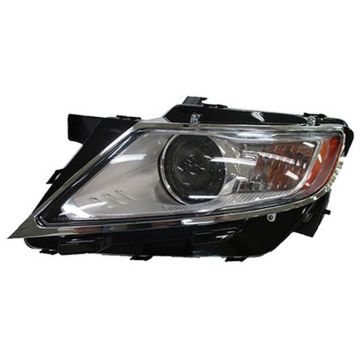 Headlight Assembly Composite Left Halogen for Lincoln MKX 2011-2015