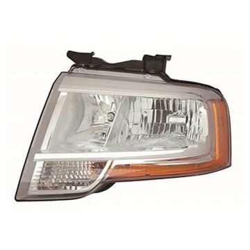 Headlight Assembly Composite Left Reflector Type w/o Complex Reflect B/Out for Ford Expedition 2015-2017