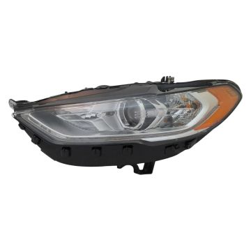 Headlight Assembly Composite Left Halogen w/Signature Lighting for Ford Fusion 2017-2020