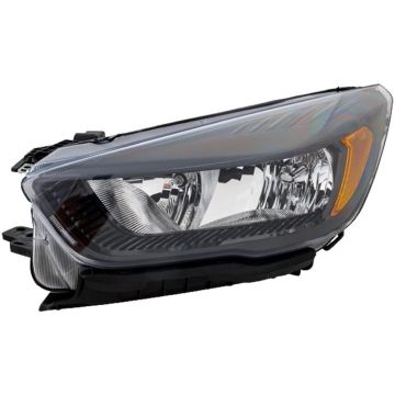 Headlight Assembly Composite Left Black Bezel for Ford Escape 2018-2019