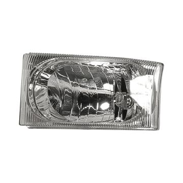 Headlight Assembly Composite Right Aero Design Headlamp Only w/No Boundaries Package for Ford Excursion F-250 Super Duty F-350 Super Duty