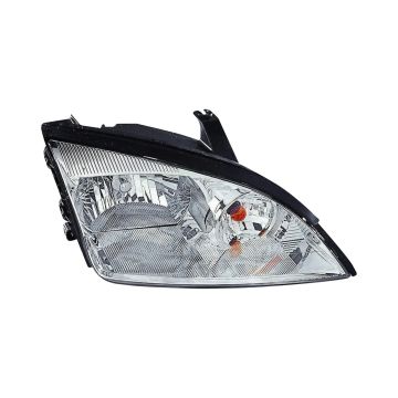 Headlight Assembly Composite Right Halogen w/o Bulbs or Sockets for Ford Focus ZXW ZX4 ST ZX4 LX Austero SE Tipico ZX3 ZX5 S SES Sport Ambiente SE ST 2005-2007