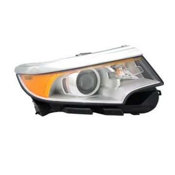 Headlight Assembly Composite Right Halogen for Ford Edge Sport 2011-2014