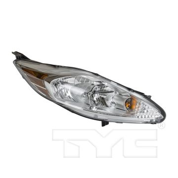 Headlight Assembly Composite Right w/o Appearance Pkg for Ford Fiesta Sedan Hatchback S SES SE SEL 2011-2013