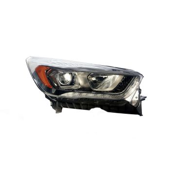 Headlight Assembly Composite Right Halogen w/Signature Lamps w/o Black Bezel for Ford Escape 2017-2019