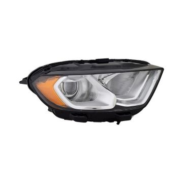 Headlight Assembly Composite Right w/DRL Chrome Bezel for Ford EcoSport 2018-2021