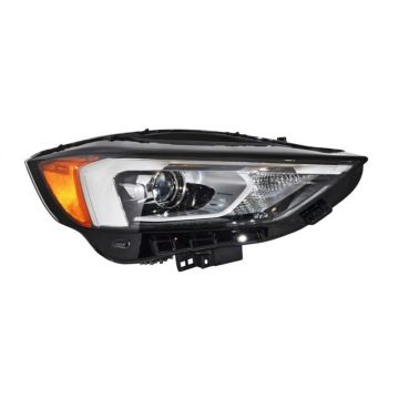 Headlight Assembly Composite Right Halogen w/o Sport Appearance Pkg w/o Adaptive Headlamps for Ford Edge SEL Titanium 2019-2024