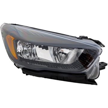 Headlight Assembly Composite Right Black Bezel for Ford Escape 2018-2019