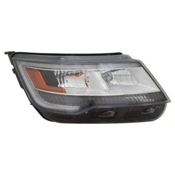 Headlight Lens Housing Right HID for Ford Explorer Base 2016-2018