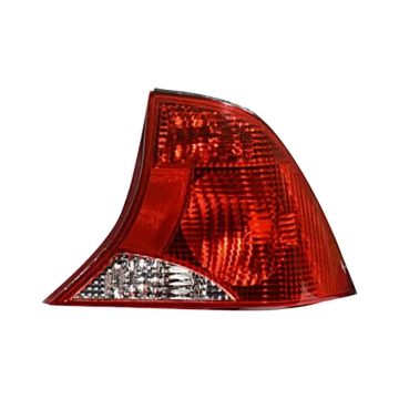 Tail Light Assembly Right w/o Bulb or Socket From 1/23/01 2-Bulb Lamp for Ford Focus Sedan 2001-2002