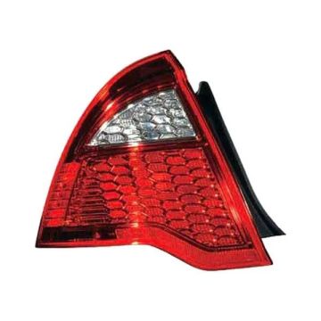 Tail Light Housing Left Includes Lens for Ford Fusion Hybrid 2010-2012