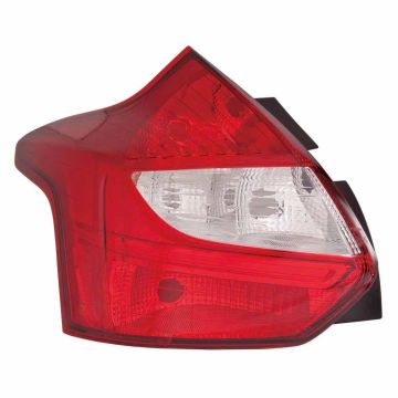 Tail Light Housing Left Includes Lens for Ford Focus Hatchback 2012-2014