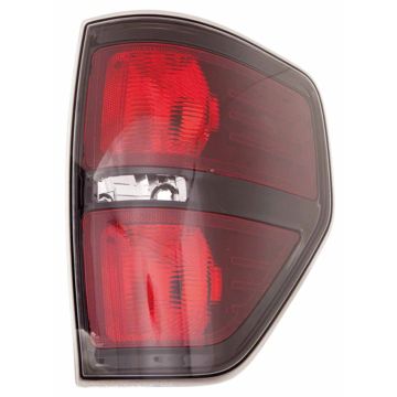 Tail Light Housing Right Black Accent Includes Lens for Ford F-150 SVT Raptor Harley-Davidson Edition 2010-2014