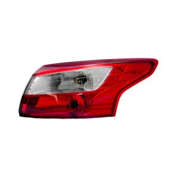 Tail Light Housing Right Includes Lens for Ford Focus Sedan 2012-2014