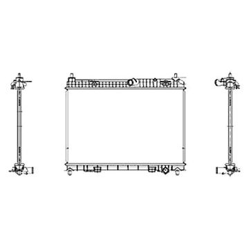 Radiator for Ford Fiesta Sedan Hatchback 2011-2019