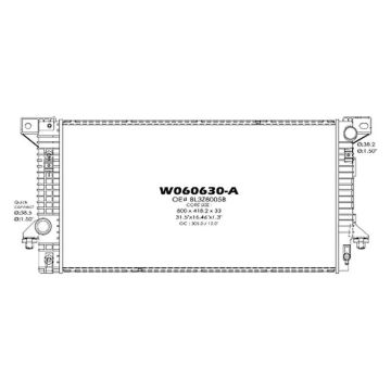 Radiator w/o Towing Pkg w/Standard Cooling Super Cooling for Ford Expedition F-150 Lincoln Navigator