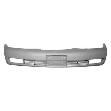 Bumper Cover Front w/o Fog Lamps Primed for Cadillac DeVille DHS Base 2000-2005
