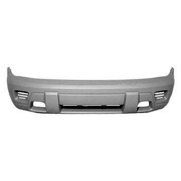 Bumper Cover Front w/o Fog Lamps Primed for Chevrolet Trailblazer 2002-2009