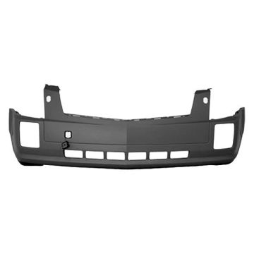 Bumper Cover Front Upper 1 Piece Bumper w/Headlamp Washer Primed for Cadillac SRX 2004-2009