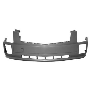 Bumper Cover Front Upper 1 Piece Bumper w/o Headlamp Washer Primed for Cadillac SRX 2004-2009